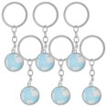 thumbnail image 1 of MasteelfCA 6Pcs World Globe Keychains Party Favors Globe Gift Keychain Creative Keychain Globe Key Rings, 1 of 7