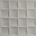 thumbnail image 5 of Ekena Millwork 19 5/8"W x 19 5/8"H Baile EnduraWall Decorative 3D Wall Panel, UltraCover Satin Smokey Beige (12-Pack for 32.04 Sq. Ft.), 5 of 6