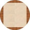 thumbnail image 1 of Ahgly Company Tapis d'Intérieur Ronds Transitionnels Orange Lavables à la Machine, 6 Pieds Rond, 1 of 7