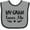 Heather and Black, variant on Inktastic My Gram Loves Me Scandinavian Girls Baby Bib