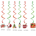 thumbnail image 3 of 12Pcs Christmas Party Decoration Set With Plaque Honeycomb Ornament Home Decor, 3 of 7