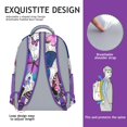 thumbnail image 5 of Butterfly Garden Themed Backpack - Waterproof, Breathable Mesh Straps, Colorful Butterfly Pattern for Daily Use, 5 of 5