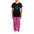 thumbnail image 4 of CafePress - Life Is Better At The Lake Pajamas - Women's Short Sleeve Print T-Shirt and Pants Dark Cotton Pajama Set, 4 of 7