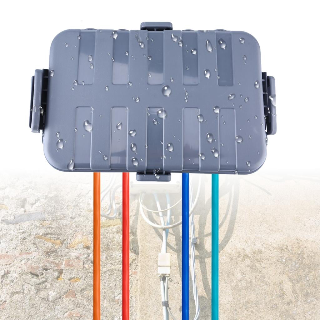 Industrial Large Electrical Enclosure with See Throughs Lid Electrical Cord Protector Box for Outdoor Wiring