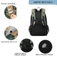 thumbnail image 4 of FORMRS Unisex School Backpack 17" Student Travel Bag with Laptop Compartment, Christmas Gingerbread, 4 of 7