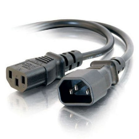 Switchcraft P2725 18 AWG Computer Power Cord Extension Iec320c13 to Iec320c14, Black ( 3 Feet/0.91 Meters) - QI-NYEL-0Z45