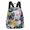 Colorful Graffiti, variant on Women's Fashion Backpack Mint Poinsettia Floral Printed Backpack Purses for Travel & Daily