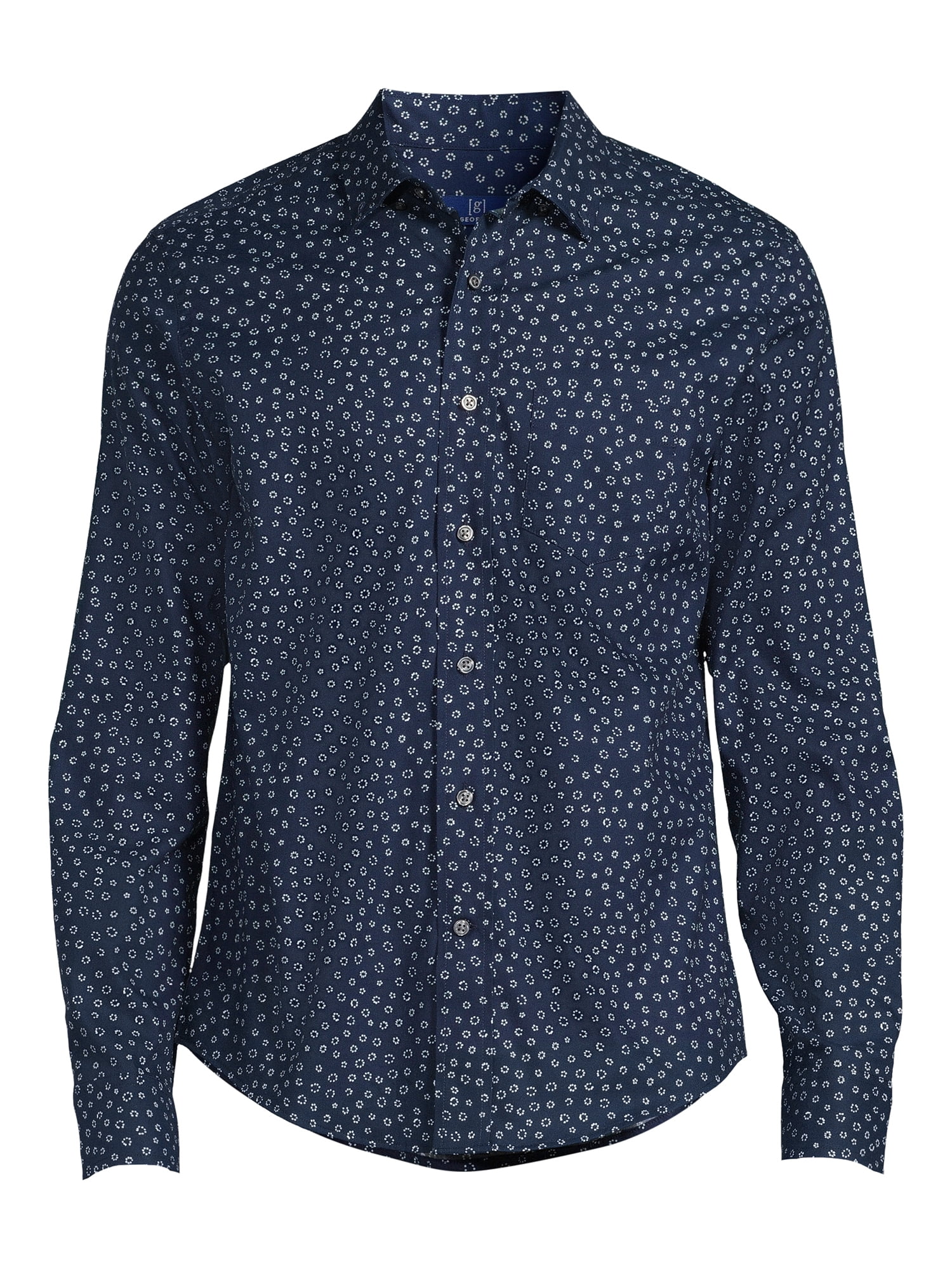 George Men's Poplin Shirt with Long Sleeves
