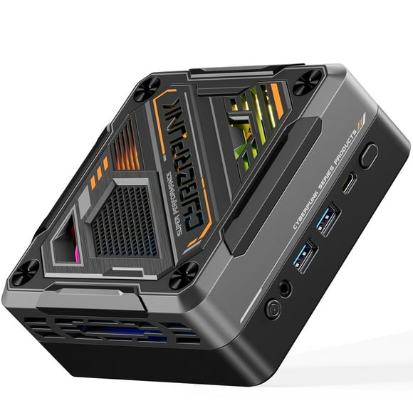 Mini PC Windows 11PRO 16G DRR5 RAM 512G SSD Mini Desktop Computer AMD Ryzen 7840HS Processor 8 Cores 16 Threads WIFI6 BT5.2 USB4 Support 4K Triple Screen Display for Office, Conference, Movi