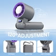 thumbnail image 6 of Lolsea Portable Handheld Mini Fan, 1-199 Speed Adjustable Turbo Desk Fans with 5000mAh Rechargeable Battery, LED Display, 6 of 8