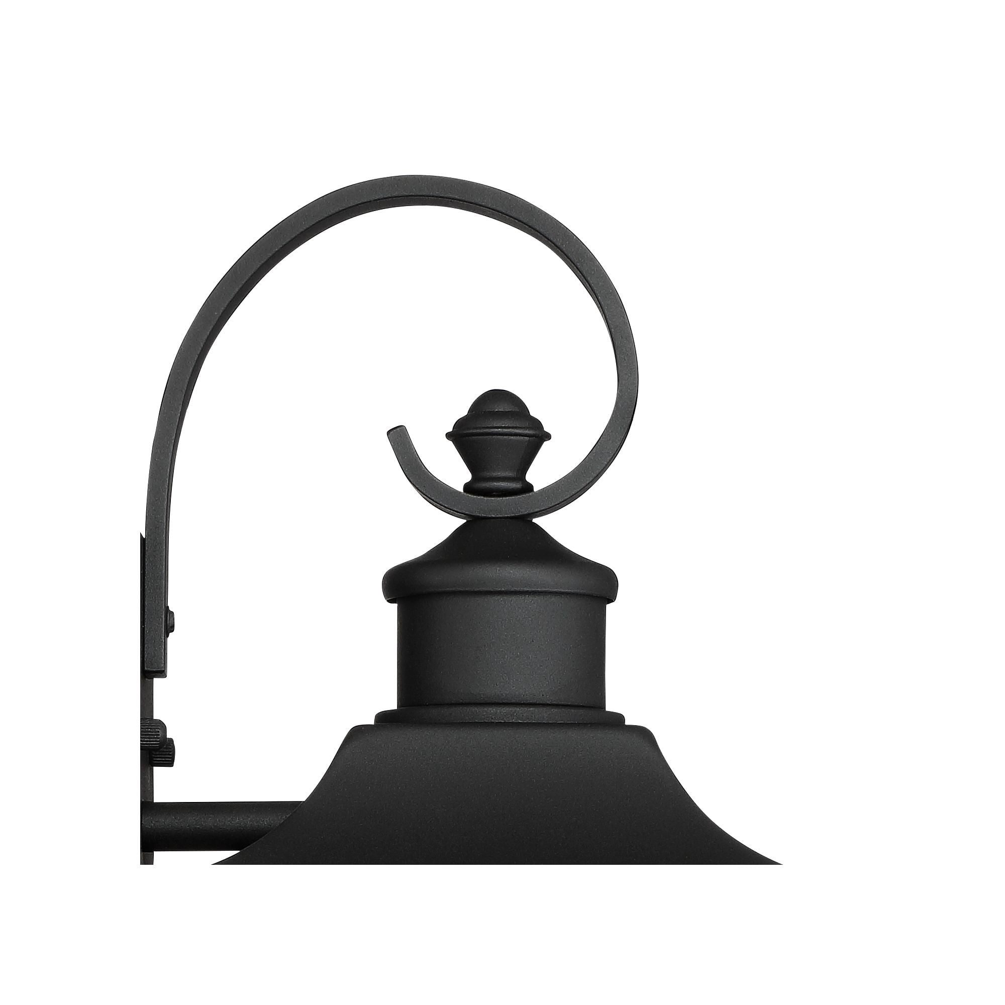John Timberland Moray Bay Mission Outdoor Wall Light Fixture Black 17 3/4" Clear Seedy Glass for Post Exterior Barn Deck House Porch Yard Posts Patio
