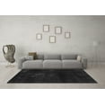 thumbnail image 3 of Ahgly Company Indoor Square Abstract Gray Modern Area Rugs, 5' Square, 3 of 4