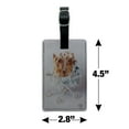 thumbnail image 5 of Yorkie Yorkshire Terriers Dog Baby Stroller Rectangle Leather Luggage Card Suitcase Carry-On ID Tag, 5 of 8