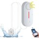 thumbnail image 1 of Detector de fugas de agua WiFi, detector de nivel de agua, detector de agua de 100 dB, sensor de alarma de agua inalámbrico, notificaciones push a teléfonos inteligentes, 1 of 5