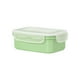 thumbnail image 2 of Contenedor de alimentos con tapa abatible | Dispensador de queso de plástico y organizador de frutas | Caja de especias de jengibre, ajo | Organizador de refrigerador de cocina de una sola pieza, 2 of 8