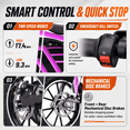 thumbnail image 6 of 36V Kids Electric Dirt Bike,Fast Speed Electric Motorcycle Up to 15 MPH & 10 Miles Long-Range, Twist Grip Throttle, Dual Suspension & Brakes for Kids Ride on Toys, Purple, 6 of 9
