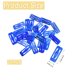 thumbnail image 2 of [Conectores de pista] Conectores K TOMOTO Racetrack Hot Wheels x25 azules, 2 of 6