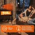 thumbnail image 3 of Ventilador para estufa de leña Sckee accionado por calor con termómetro, 3 of 4