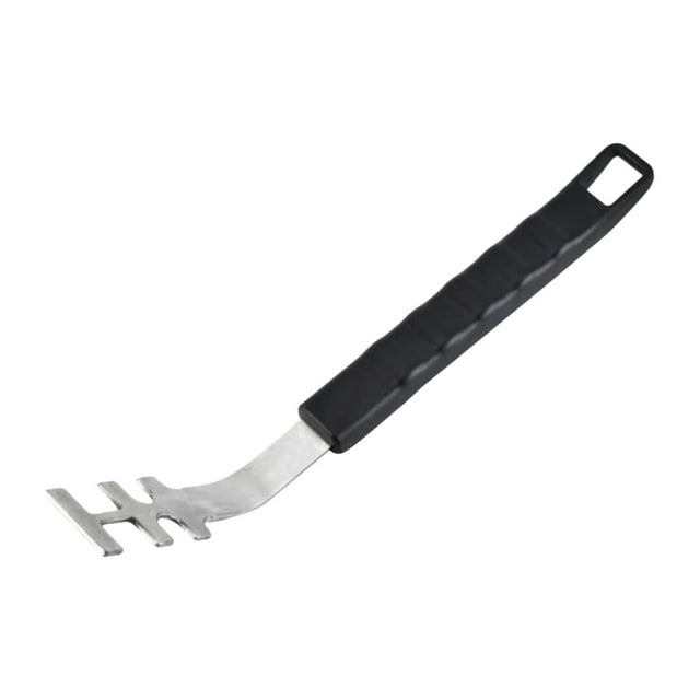 Stainless Steel Grill Grate Lifter Tool Universal Heavy Duty Barbecue Accessory for Secure Hot Rack Handling