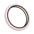 thumbnail image 2 of Daiia Rabbit And Peach Steering Wheel Cover Auto Steering Wheel Covers Breathable Anti-Slip Steering Wheels Car Interior Decor Accessories for Men Women Universal 15 Inch, 2 of 8