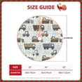 thumbnail image 4 of Bingfone Christmas Tree Skirt Mat Christmas Decoration Interior 30"-Tractor And Dumper, 4 of 8
