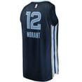 thumbnail image 3 of Men's Fanatics Ja Morant Navy Memphis Grizzlies Big & Tall Fast Break Player Jersey - Icon Edition, 3 of 3