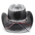 thumbnail image 6 of Cowboy Hat Western Mens Classic Straw French Hat Cowgirl Women Summer Rancher Hats with 10cm Wide Brim, 6 of 7