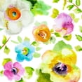 thumbnail image 2 of Pinto, Patricia 15x15 White Modern Wood Framed Museum Art Print Titled - Rosy Vines II, 2 of 4