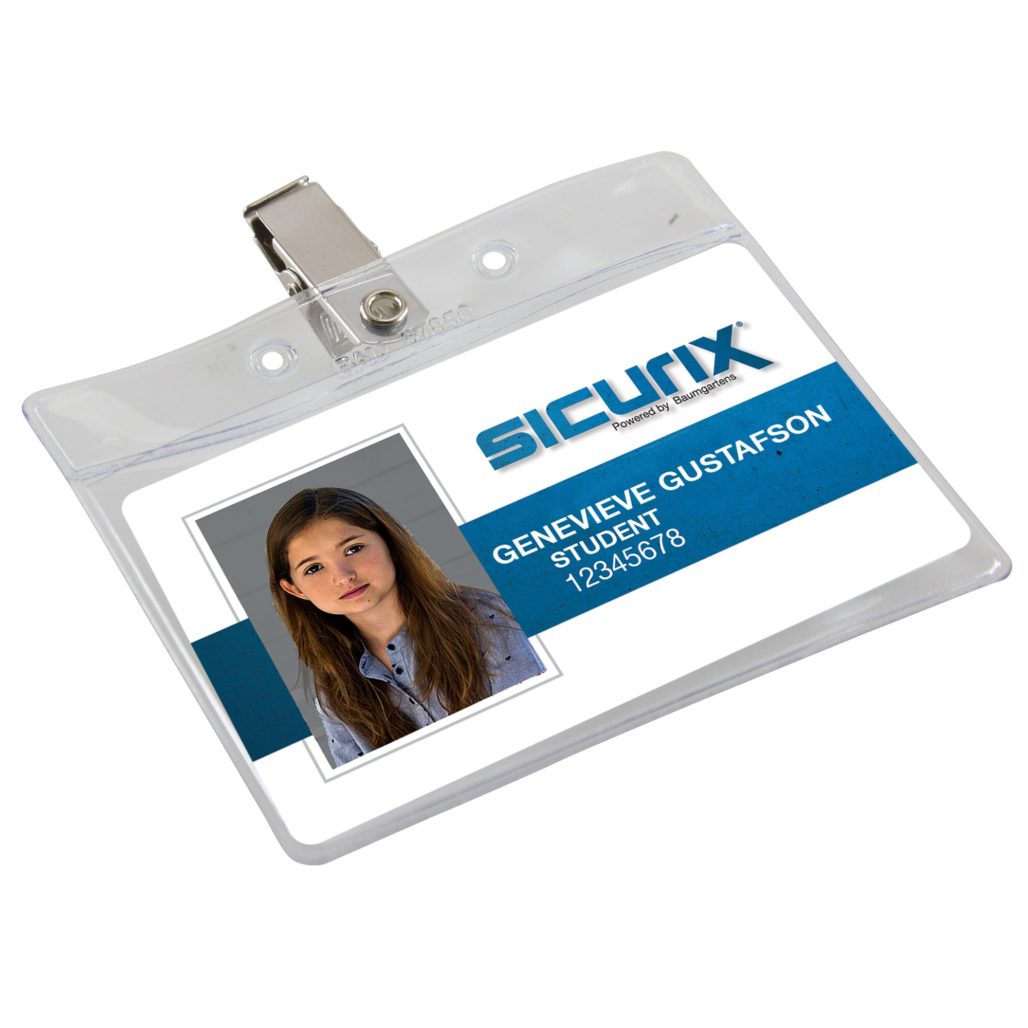 Baumgartens Sicurix Clip Style Badge Holders