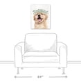 thumbnail image 3 of Creative Products Golden Retriever With Leaves 16 x 20 Canvas Wall Art, 3 of 5