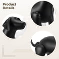 thumbnail image 5 of 2 Pack Inflatable Dog Mannequins for Clothing Display - Realistic PVC Black & White Standing Pet Model Props for Pet Boutique & Photography & Pet Party, 5 of 5