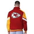 thumbnail image 2 of Men's G-III Extreme Red/Heather Gray Kansas City Chiefs Strong Arm Reversible Full-Zip Jacket, 2 of 4