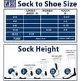 thumbnail image 5 of 12 Pairs Of Yacht & Smith Wholesale Kids Crew Socks, Childrens Cotton Casual Crew Socks Size 4-6, 5 of 5