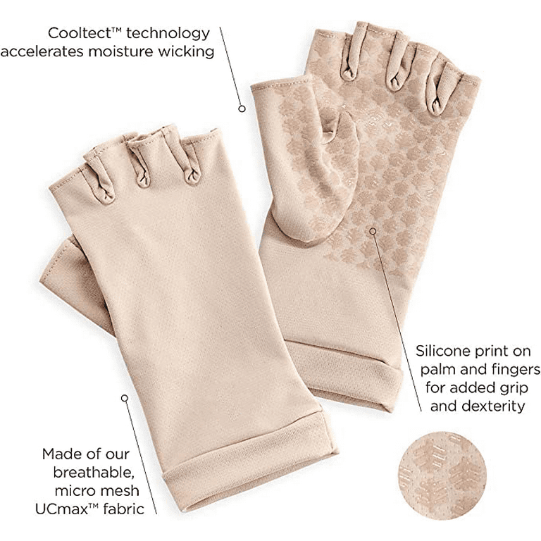 Danhaei UPF 50+ Men's Women's Ouray UV Fingerless Sun Gloves - Sun  Protective 