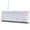 White, variant on Mechanical Gaming Keyboard With Removable Keycaps 68Key 1.75m Detachable Cable Color Backlights Mode