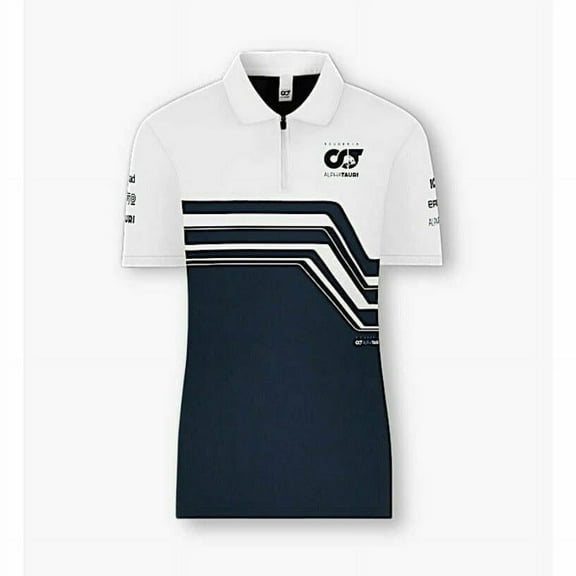 Scuderia AlphaTauri F1 2022 Women's Team Polo Shirt - Navy/White