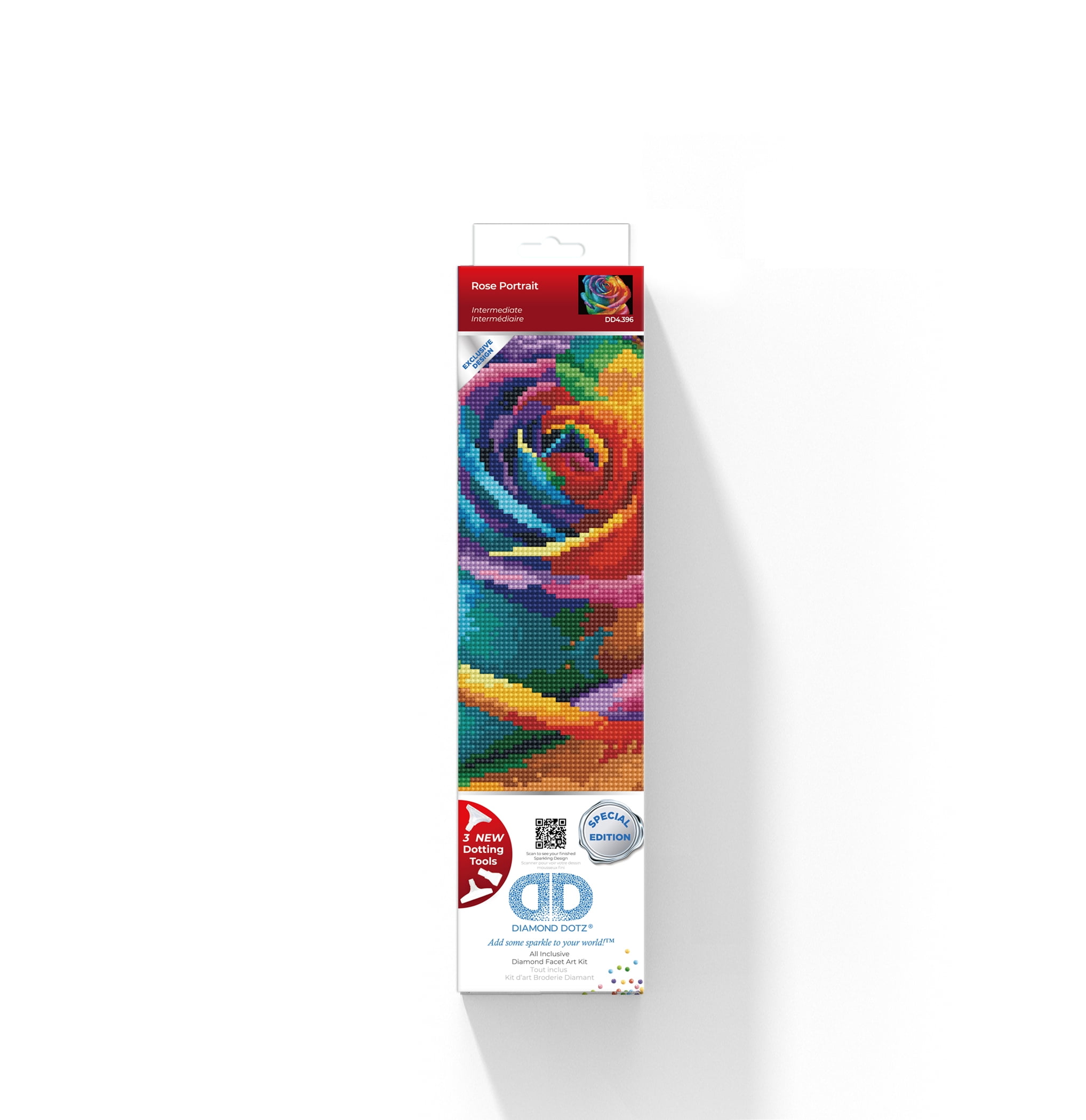 DIAMOND DOTZ® Rose Portrait Special Edition Diamond Painting Kit