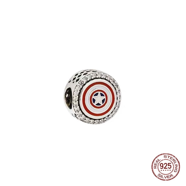 Disney 925 Sterling Silver Charm Marvel Fits Original Pandora Spider Man Bracelet Movie Anime Character Spider Man Charm Beads Gao Jinjia LED