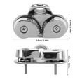 thumbnail image 2 of WRITWAA Crampons de Ligne Marine en Acier Inoxydable Poignée de Corde Design Compact 1 Ensemble, 2 of 8