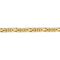 thumbnail image 3 of Solid 14K 6.50mm Byzantine Chain Bracelet / Anklet, 3 of 3