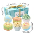 thumbnail image 3 of Rainbow Bath Bombs for Kids,Bath Bomb Gift,Bath Bombs, 6 Natural Bath Bomb Gift Set, Handmade Bubble Bathbombs for Women Kids, Gifts for Mom Her(C), 3 of 5