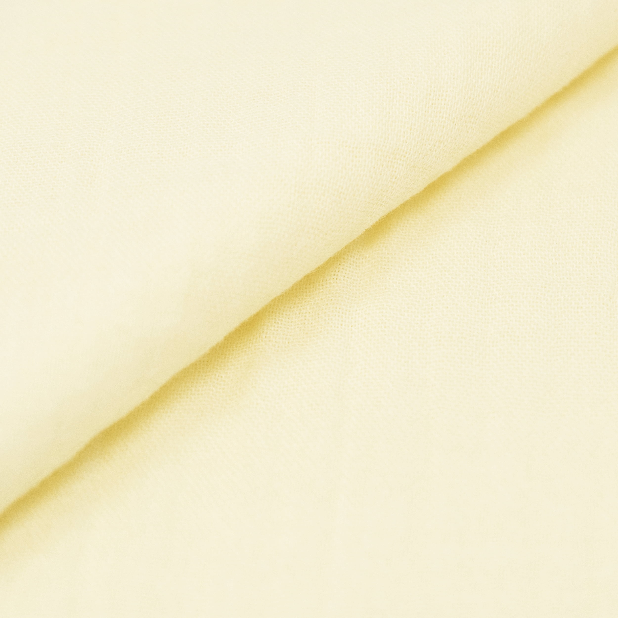 Roc-lon 100% Organic Cotton, 52"/53", Sewing Craft Fabric, 2-layer Wrinkled Muslin/Gauze, Yellow, Cut by Yard