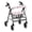 Hummingbird Cherry Blossom Pattern, variant on HELLHERO Shark Pattern Rollator Walker Seat and Backrest Covers for Unisex, Breathable Fabric Comfortable Rollator Walker Seat Back Cover Easy Install Rollator Walker Seat Covers for Outdoor Home