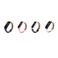 thumbnail image 2 of 1pc Alloy Wrist Strap Replacement Cowhide Watch Band Alternative Bracelet Compatible for Mi Band 4 Pink, 2 of 7