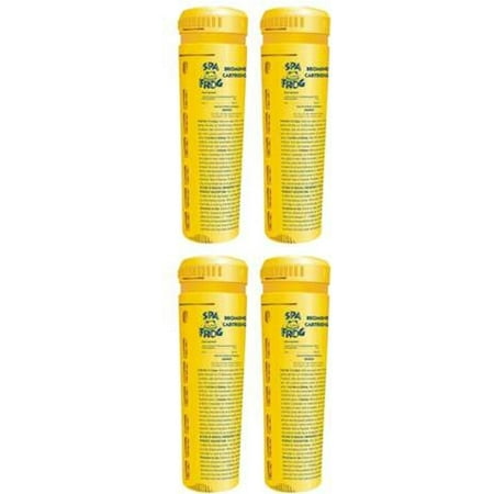 4) Pool Frog Hot Tub Spa Replacement Bromine Cartridges | 01-14-3824 (4 Pack) ..#G4E435T1 34452-3T453769, issue regarding this listing , pls contact me - 4).., By