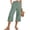 Mint Green, variant on sovlvnd on Clearance Plus Size Capris for Women Loose Wide Leg Pants High Waist Straight Pants Casual Pants Capris Pants for Women Dressy Casual