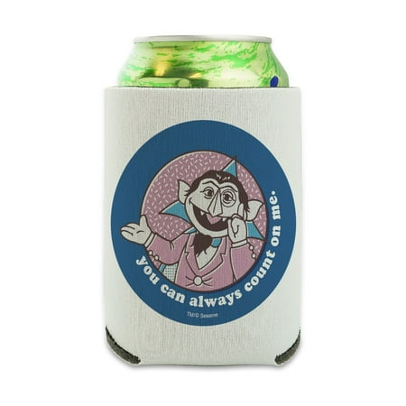 

Sesame Street You Can Count on Me Can Cooler - Drink Sleeve Hugger Collapsible Insulator - Beverage Insulated Holder