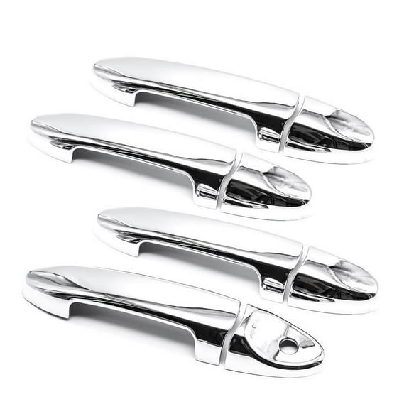 S SIZVER Triple Chrome Plated Door Handle Overlay Cover Compatible With 2001-2012 Escape/Mariner/Tribute