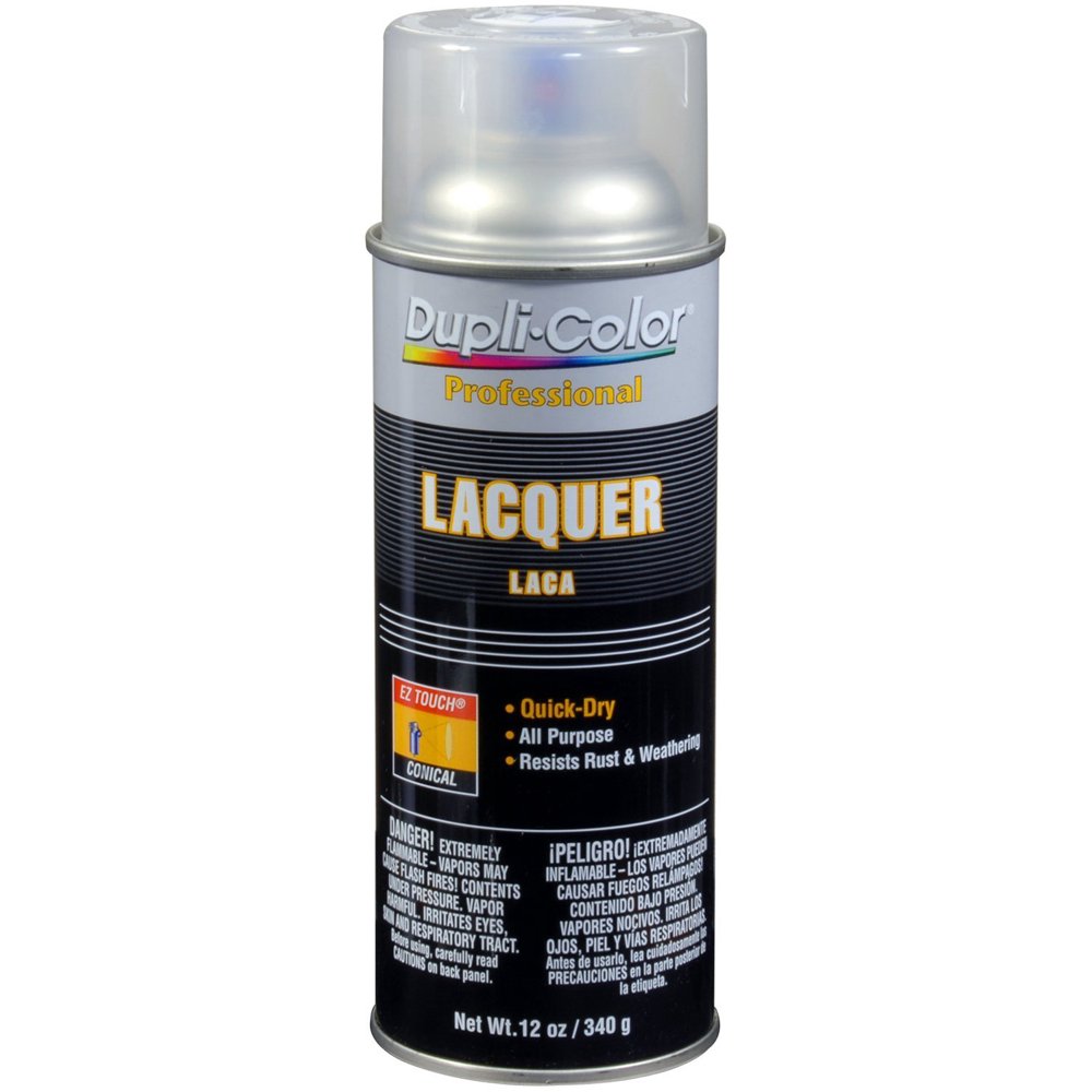 DupliColor 12oz CLEAR Professional LACQUER QuickDry AllPurpose