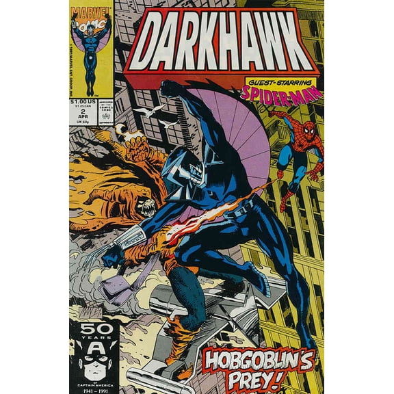 Darkhawk #2 VF ; Marvel Comic Book